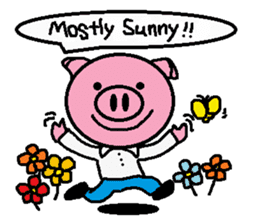 Life of Ton-kun. English edition. sticker #4602390