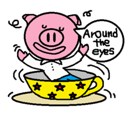 Life of Ton-kun.  English edition. sticker #4602393