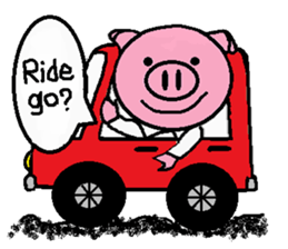 Life of Ton-kun.  English edition. sticker #4602394