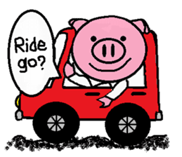 Life of Ton-kun. English edition. sticker #4602394