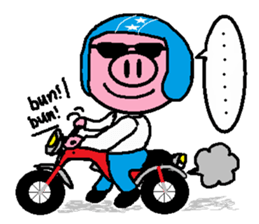 Life of Ton-kun.  English edition. sticker #4602395