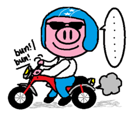 Life of Ton-kun. English edition. sticker #4602395