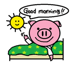 Life of Ton-kun. English edition. sticker #4602396