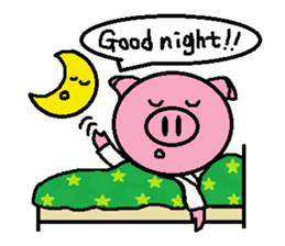 Life of Ton-kun.  English edition. sticker #4602397