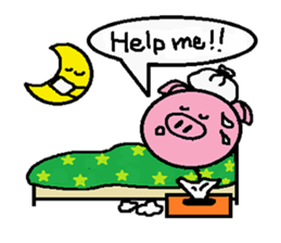 Life of Ton-kun.  English edition. sticker #4602398