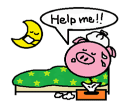 Life of Ton-kun. English edition. sticker #4602398