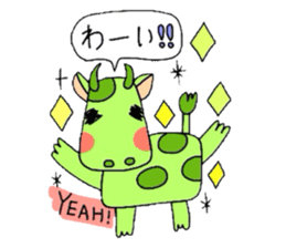 Useful animal stickers with English II sticker #4603578