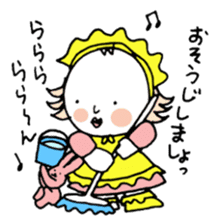 headpiece girl sticker #4604765