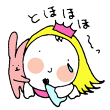 headpiece girl sticker #4604773