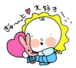 headpiece girl sticker #4604784