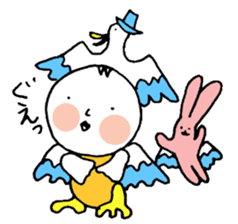 headpiece girl sticker #4604790