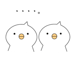 birds which is a hairstyle like a horned sticker #4604910