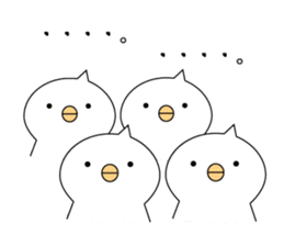 birds which is a hairstyle like a horned sticker #4604911