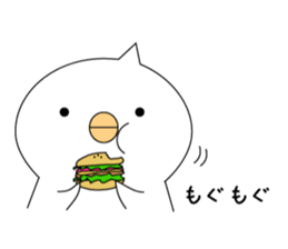 birds which is a hairstyle like a horned sticker #4604914