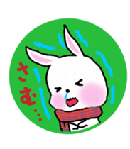 Round  in rabbit sticker #4605409