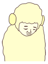 kawaii kawaii kawaii sheep sticker #4605896