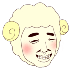 kawaii kawaii kawaii sheep sticker #4605899
