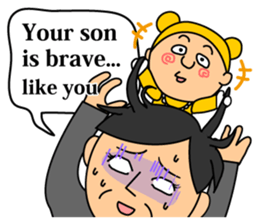 APPLE Polisher Just suck up your BOSS!! sticker #4605982