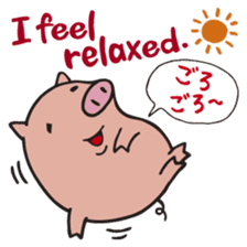 Piggy Peggy (English, Japanese speaker) sticker #4606661