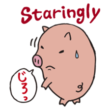 Piggy Peggy (English, Japanese speaker) sticker #4606665