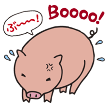 Piggy Peggy (English, Japanese speaker) sticker #4606676