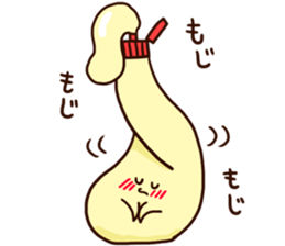 Love story of takoyaki and mayonnaise sticker #4606715