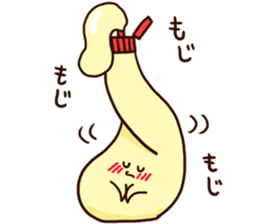 Love story of takoyaki and mayonnaise sticker #4606715