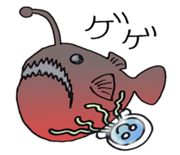Friends of deep sea sticker #4606796