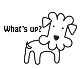 SCHNAUZER (English) sticker #4606887