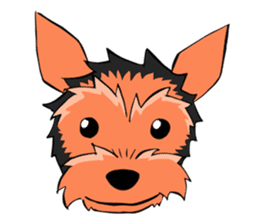 I ! Love ! Yorkie ! sticker #4607320
