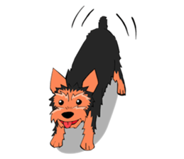 I ! Love ! Yorkie ! sticker #4607322