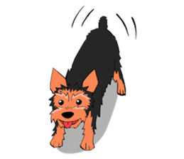 I ! Love ! Yorkie ! sticker #4607322