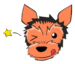 I ! Love ! Yorkie ! sticker #4607323