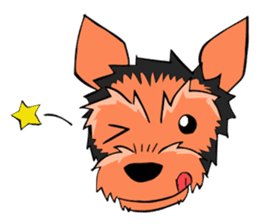 I ! Love ! Yorkie ! sticker #4607323