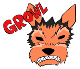 I ! Love ! Yorkie ! sticker #4607324