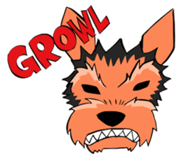 I ! Love ! Yorkie ! sticker #4607324