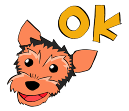 I ! Love ! Yorkie ! sticker #4607326
