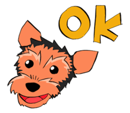 I ! Love ! Yorkie ! sticker #4607326