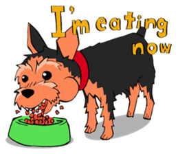 I ! Love ! Yorkie ! sticker #4607329