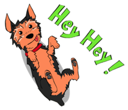 I ! Love ! Yorkie ! sticker #4607332