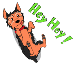 I ! Love ! Yorkie ! sticker #4607332