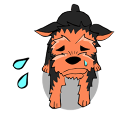 I ! Love ! Yorkie ! sticker #4607335