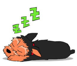 I ! Love ! Yorkie ! sticker #4607337