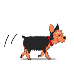 I ! Love ! Yorkie ! sticker #4607340