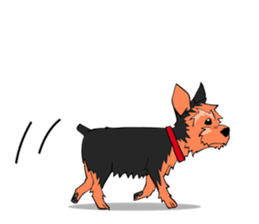 I ! Love ! Yorkie ! sticker #4607340