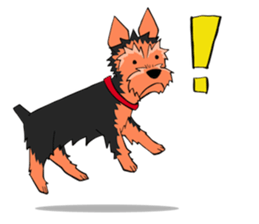 I ! Love ! Yorkie ! sticker #4607343