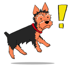 I ! Love ! Yorkie ! sticker #4607343