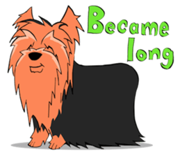 I ! Love ! Yorkie ! sticker #4607346