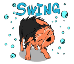 I ! Love ! Yorkie ! sticker #4607350