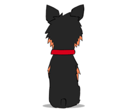 I ! Love ! Yorkie ! sticker #4607352